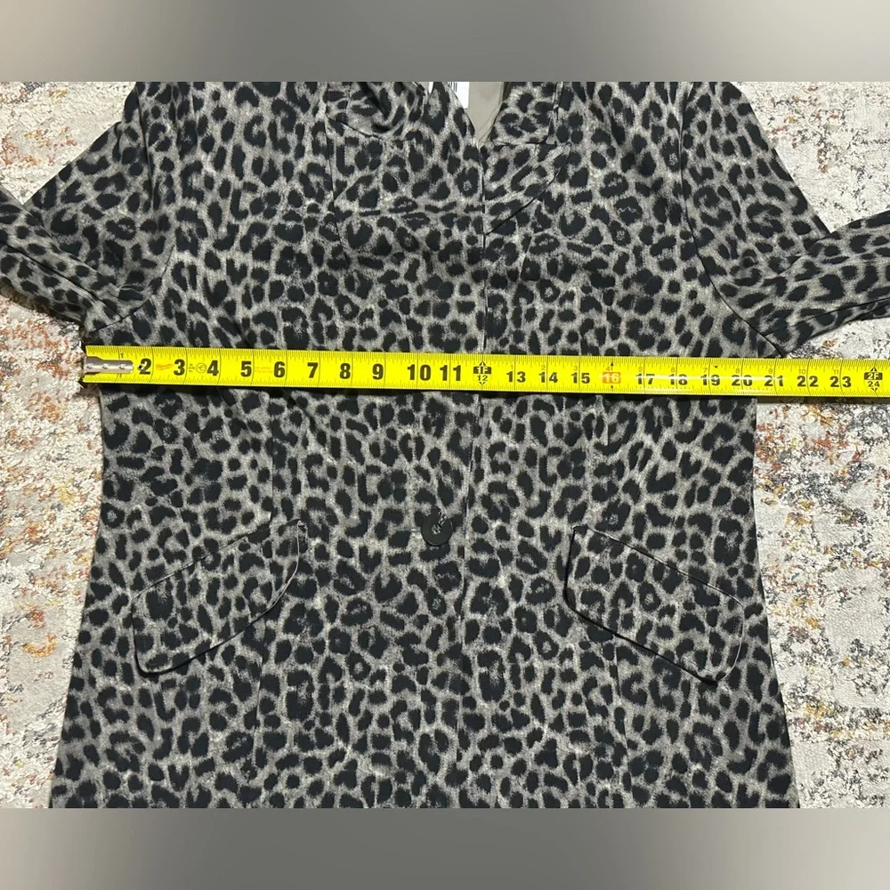 CABI Jungle Blazer Jacket Animal Print Size 16 - Picture 5 of 14